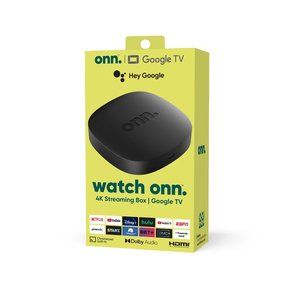 onn. Google TV 4K Streaming Box (New, 2023), 4K UHD resolution